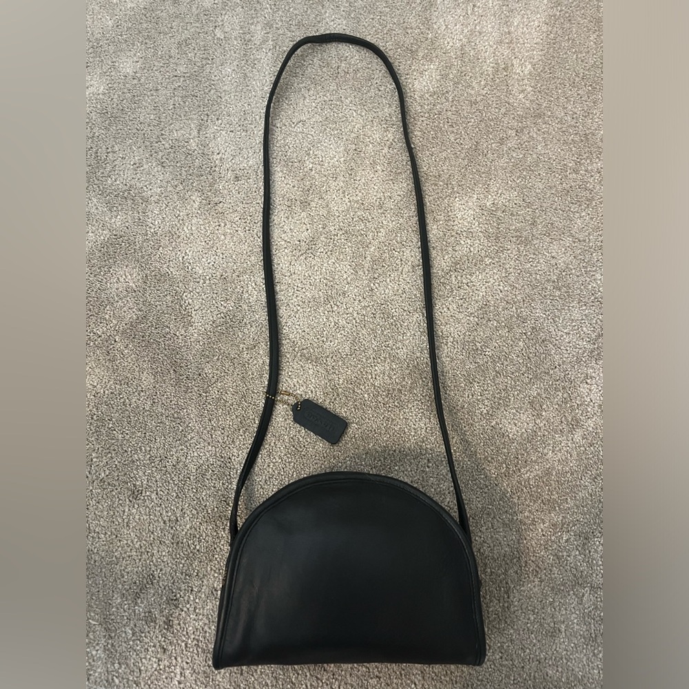 Vintage Coach Black Kimball Zip